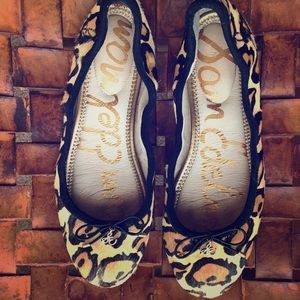 Sam Edelman leopard ballet flats
